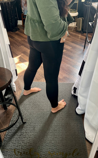 Black High Waist Leggings