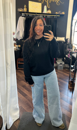 The Gia Sweater in Black