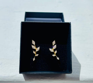 Ivy Earrings - Gold or Silver