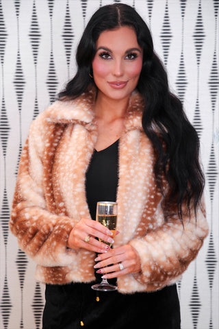 *Pre-Order* Oh Deer Faux Fur Jacket
