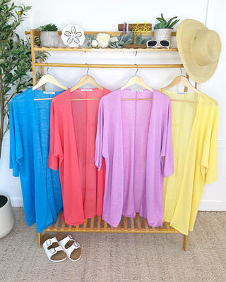 Sun Kissed Coral Kimono