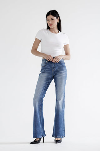*Pre-Order* High Rise Relaxed Flare Jeans