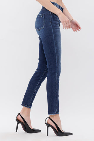 *Pre-Order* Dark Wash High Rise Skinny Jeans