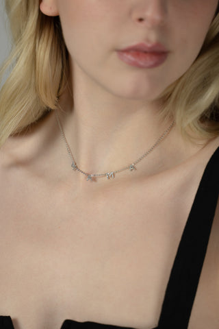 *Pre-Order* Mini Dover Name Necklace - Water Resistant - Gold & Silver