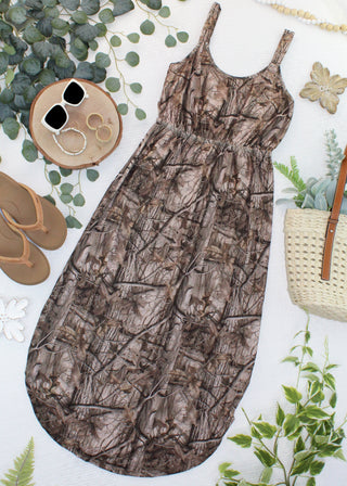 Camo Midi Dress