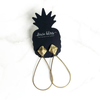 One Page in a Book Dangle Earrings