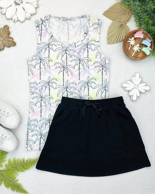 Black Luxe Skort