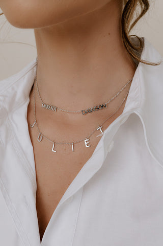 *Pre-Order* Cherish Multiple Name Necklace - Water Resistant - Gold & Silver