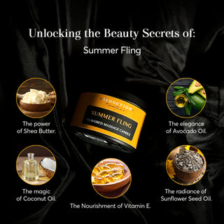 Summer Fling Edible Massage Candle