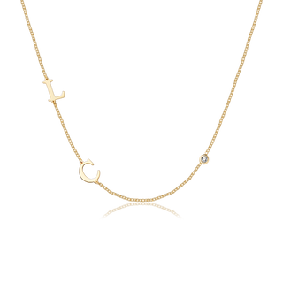 *Pre-Order* Adore Initial Necklace - Water Resistant - Gold & Silver