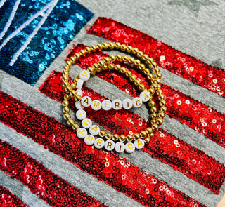 America Stackable Bracelet