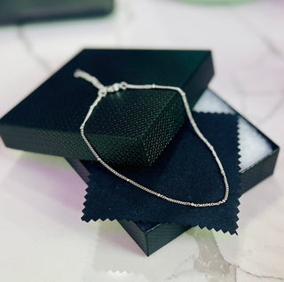 Baby Ball Anklet - Water Resistant - Gold or Silver