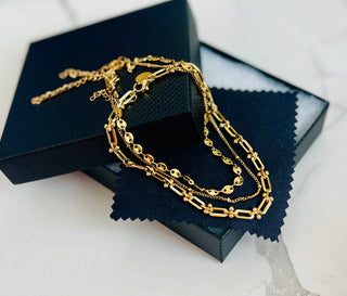 Baby Ball Anklet - Water Resistant - Gold or Silver