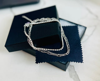 Baby Ball Anklet - Water Resistant - Gold or Silver