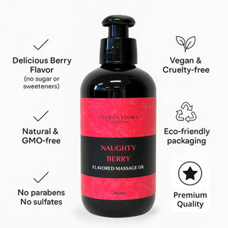 Naughty Berry Edible Massage Oil