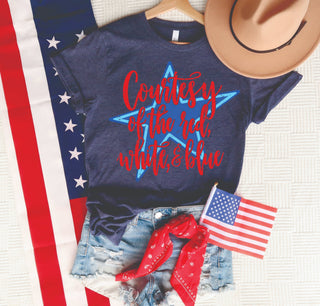 *Pre-Order* Courtesy of the Red White & Blue Tee - Kids & Adults