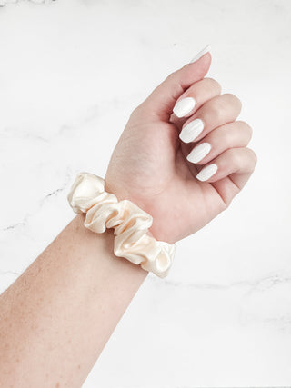 Solid Satin Scrunchy - Five Colors