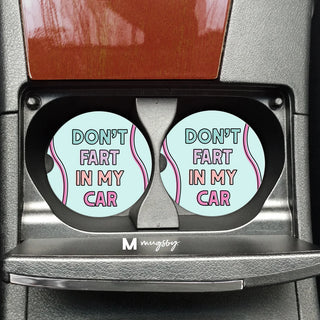 Don’t Fart in my Car Car Coaster Set