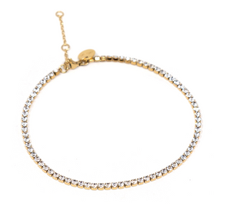 Gold Ibiza Anklet - Water Resistant