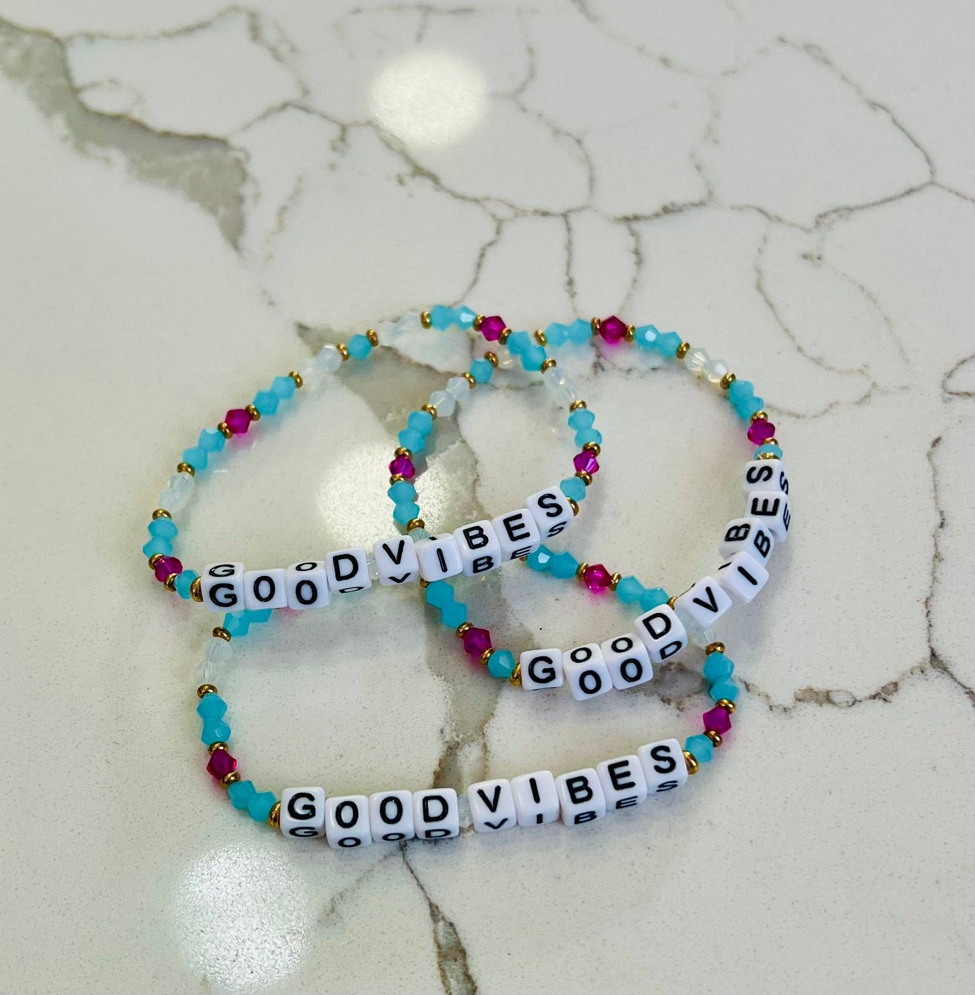 Good Vibes Stackable Bracelet – Truly Simple Boutique