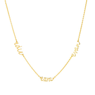 *Pre-Order* Guardian Multiple Name Necklace - Water Resistant - Gold & Silver