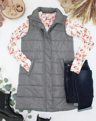 Grey Harlowe Long Vest