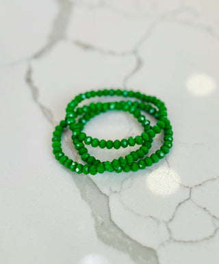 Hunter Green Stackable Bracelet
