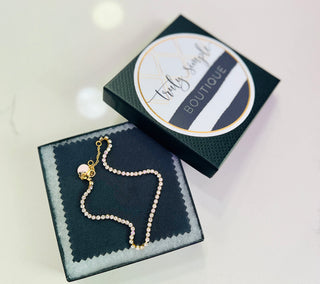 Gold Ibiza Anklet - Water Resistant