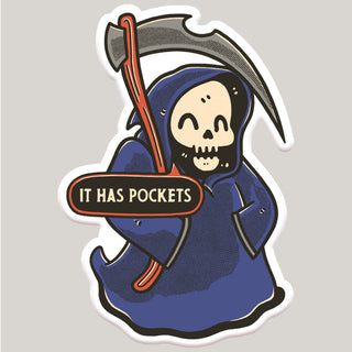 It has Pockets! Sticker