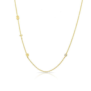 *Pre-Order* Mini Adore Initial Necklace - Water Resistant - Gold & Silver