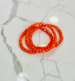 Orange Stackable Bracelet