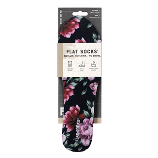 Peony Flat Socks