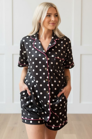 Christmas in July DAY 5: Polka Dot PJ Set