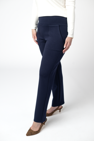 Navy Luxe Ankle Pants