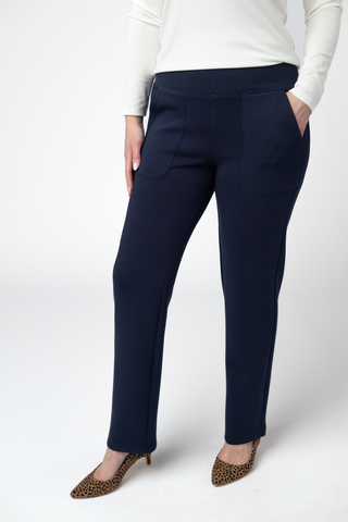 Navy Luxe Ankle Pants