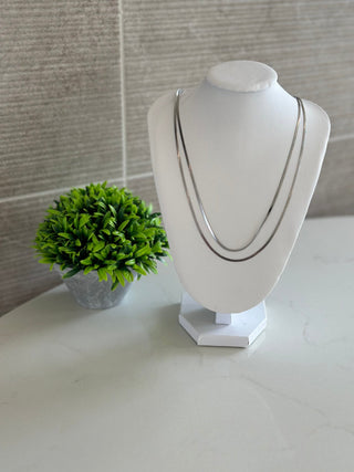 *Pre-Sale* Medusa Double Chain Necklace - Water Resistant - Gold or Silver