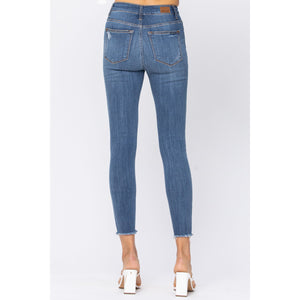 Judy Blue High Rise Cropped Destroyed Skinny - Style 82202