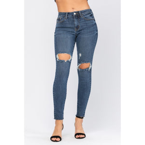 Judy Blue High Rise Destroyed Jeans - Style 8877