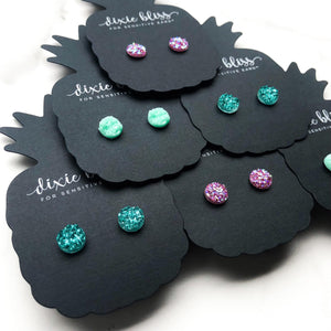 Drops of Spring Single Stud Earring Sets - Multiple Colors