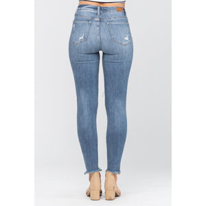 Judy Blue High Rise Knee Destroyed Skinny - Style 8884