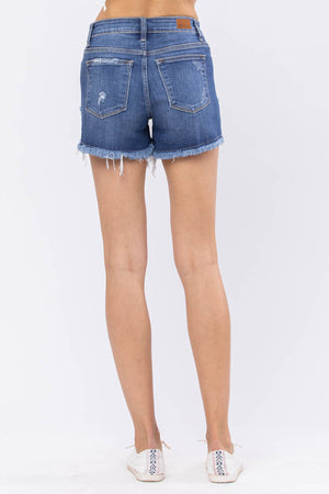 Judy Blue Tulip Hem Shorts - Style 15232