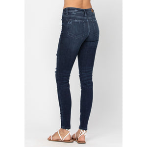 Judy Blue Mid-Rise Destroyed Skinny-Online Only- Style 82214