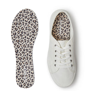 Leopard Terry Flat Socks