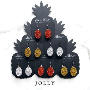 Jolly Leverback Earrings - Multiple Colors