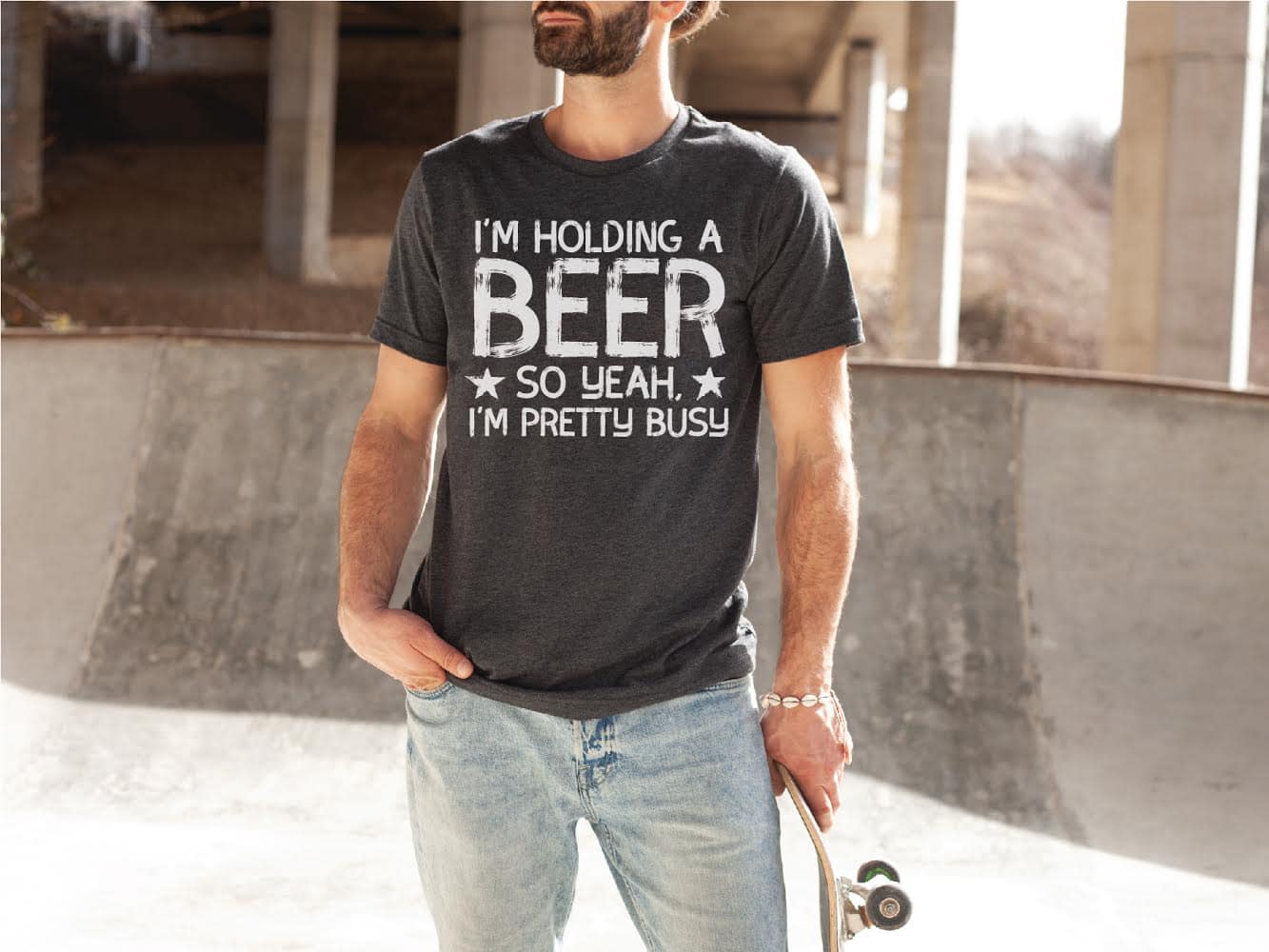 I'm Holding a Beer Tee - For Men or Women! - Online Exclusive
