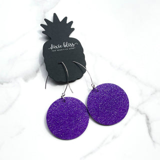 Vegas in Imperial Purple Dangle Earrings